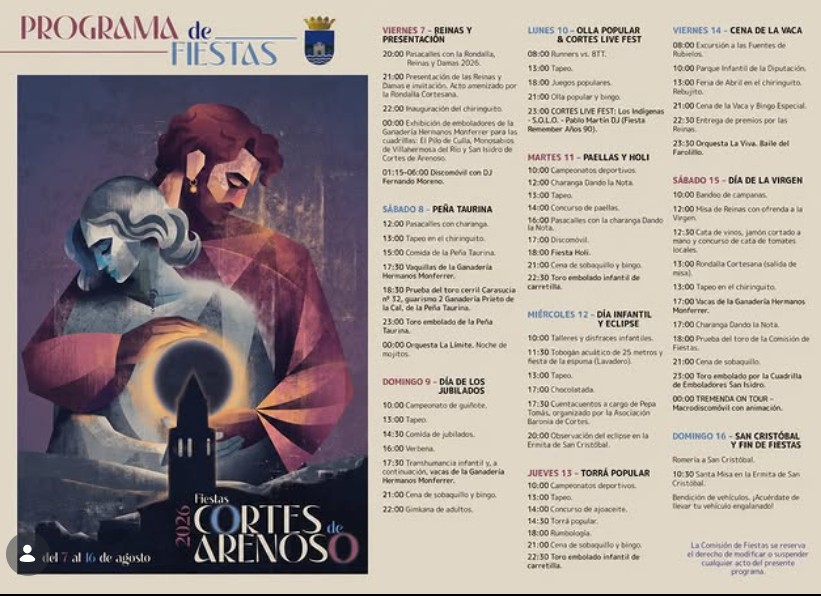 Cortes de Arenoso fiestas